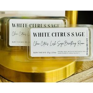 PH Design Organics White Citrus Sage Wax Melt‎ Clean Lush Breathing Room